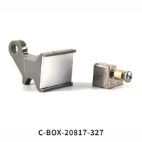 ZSTC C-BOX. . Poignée d'extraction forme trapèze, Type 1, inférieure, noire 20817-329 20817-330 20817-327 20817-328