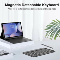 Casing Keyboard Tablet Samsung, sarung HP dengan Keyboard 14.6 inci untuk Galaxy S10 Ultra/S9 Ultra /Tab S8Ultra 14.6 inci bisa dilepas