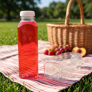 Offre Spéciale – Bouteille Carrée YK Brand <span class=keywords><strong>LYP</strong></span> en PET Écologique avec Bouchon Anti-Effraction pour Boissons Gazeuses, Énergisantes, Fêtes et Dîners - Product Image 5