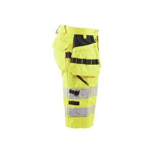 BLAKLADER - 158618113300C46 <b>Hi</b>-<b>Vis</b> <b>shorts</b> with stretch Yellow - EAN 7330509691175 <b>HI</b>-<b>VIS</b> WORKWEAR - Product Image 4