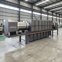 Four industriel continu de carbonisation de paille pour la production de charbon de bois de haute qualité pour usine de fabrication de combustible pour barbecue