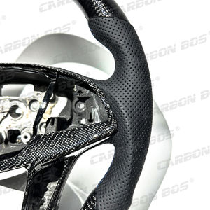 Volante Deportivo de Cuero para Cadillac XT5 CT6 con Fibra de Carbono Real Negra para XT5 CT6 2012 <span class=keywords><strong>2016</strong></span> 2018 2020 Personalizable - Product Image 2