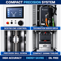 Presse plieuse CNC électrique compacte de haute précision 3T 200 mm sans huile pour pièces électroniques, médicales et petites boîtieres