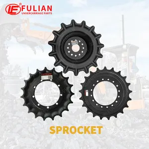 Construction Equipment Compact Track Loader Spare Parts Rubber Track Sprocket Bottom Roller Front Idler Rear Idler FOR JCB