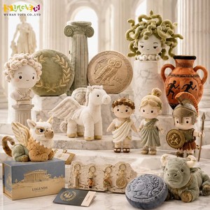 Set de Peluches de Lujo de Personajes de la Mitología <span class=keywords><strong>Griega</strong></span> Antigua, Medusa, Pegaso, Grifo, para Recuerdo de Museo y Regalo Temático - Product Image 1