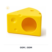 Maison pour hamster en PETG avec entrée ronde pour hamsters syriens, personnalisation, fournitures pour petits animaux
