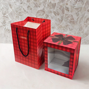 Luxury Custom Magnet Closure Gift Box Big Clear <b>Window</b> Embossing UV Coating Glossy Lamination Matte Lamination Recyclable Rigid - Product Image 6