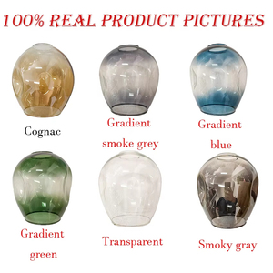 6-ánh sáng hiện đại vàng Led thủy tinh toàn cầu ánh sáng mặt dây chuyền đèn chùm lớn có thể điều chỉnh chiều cao cho trần nhà cao lối vào ánh sáng - Product Image 6