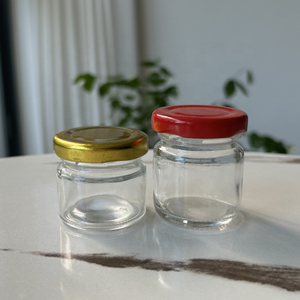 <span class=keywords><strong>Mini</strong></span> pots ronds transparents pour confitures, gelées, échantillons <span class=keywords><strong>de</strong></span> confiture, pots à miel avec bouchon à visser pour cadeaux, faveurs <span class=keywords><strong>de</strong></span> fête - Product Image 2