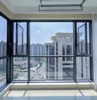Fenêtre fixe en aluminium à pont thermique, double vitrage à faible émissivité rempli d'argon, insonorisée et économe en énergie pour salon – Fournisseur chinois