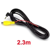 Adaptateur de câble vidéo RCA, RCA femelle vers prise 2,5 mm, câble convertisseur AV avec câble pour caméra de tableau de bord de voiture, caméra de recul, caméra de stationnement