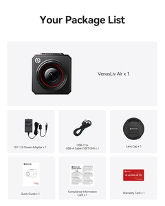 Cámara de Transmisión en Vivo Hollyland Venusliv, Lente Personalizada CMOS F1.05 de 1/1.3'', Salida de Video UVC 4K30p/60fps, Diseñada para Transmisión Continua 24/7, USB - Product Image 6