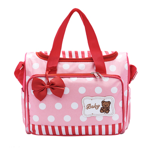 Bolsas de mano de nailon con sublimación, organizador de cochecito para mamá y bebé, bolsa de pañales para bebés, Hospital, proveedor dorado - Product Image 4