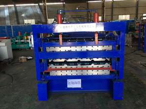 사다리꼴 지붕 기계 색상 강철 지붕 능선 캡 롤 전 장비 휴대용 서있는 솔기 기계 - Product Image 6