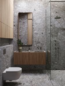 Ensemble d'armoires d'éclairage de vanité de salle de bain flottantes de 30 pouces à montage mural pour hôtel de luxe avec luminaire pour la maison - Product Image 6