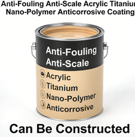 Pintura para Electrodomésticos de Fácil Aplicación, Antiincrustante, Antiescalante, Revestimiento Acrílico de Nano-Polímero de Titanio Anticorrosivo