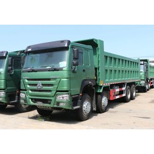 Camions bennes Howo robustes d'occasion 8x4 à 12 roues, Sinotruk 375, camion benne d'occasion à vendre - Product Image 1