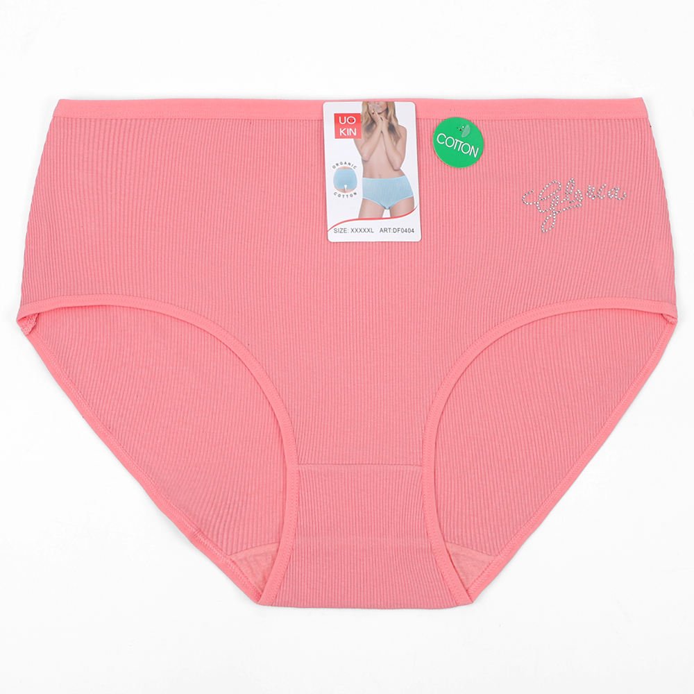 Bulk Pack Comfort Fit Women's Plus Size Briefs 12-Pack Cotton Underwear-Everyday Knitted Style (Low Price)