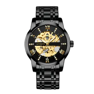 Reloj De Hombre นาฬิกาธุรกิจ,นาฬิกากลไกอัตโนมัติระดับไฮเอนด์ OEM แบบกำหนดเองสำหรับนักธุรกิจ