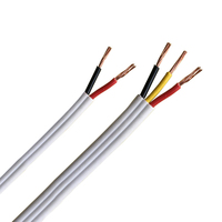 Favtory Stromkabel 1,5mm 2,5mm 4mm 6mm Dreifach-Parallelkabel Hochflexibel PVC Flach Isoliert Elektrisches Kupferkabel 1 KV 30A