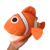 Pingouin Pieuvre Sceau Mignon Animaux Dessin Animé Style Marionnettes À Main En Peluche Doigt Jouets pour Animaux De Compagnie Chats