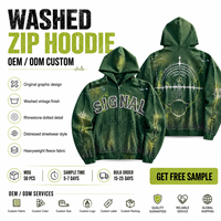 Sudaderas de algodón extragrandes con cuello redondo y bordado de apliques personalizados para hombre, sudaderas con capucha pesadas con cremallera y pedrería desgastada
