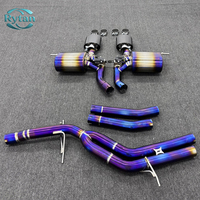 Système d'échappement Rytan Valved ou Valvetronic en titane Catback pour Porsche Cayenne E3 TURBO 2021 GT V8 4.0 sans embout