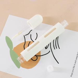 Bán Buôn 3 + 3Ml Biểu Tượng Tùy Chỉnh Ưa Thích Dễ Thương Round Shaped Trắng Double-End Mở Cửa Sổ Nhỏ Rỗng Lip Gloss Ống - Product Image 5