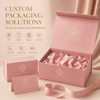 Boîte cadeau rigide sur mesure CRD avec couvercle magnétique, gaufrage, pelliculage mat et doublure en éponge pour produits de forme irrégulière et articles de luxe