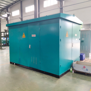 สถานีไฟฟ้าสำรองแบบกล่อง HENTG ขนาด 24kV 1600kVA สำหรับพลังงานใหม่  แบบติดตั้งภายนอกอาคาร ขนาดกะทัดรัด พร้อมสวิตช์เกียร์แรงดันต่ำ สำหรับอุตสาหกรรมพัฒนาพื้นที่ - Product Image 1