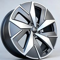 1 pièce Jante en alliage forgé 15-26 pouces Gris canon finition usinée Jantes de voiture personnalisées Y000
