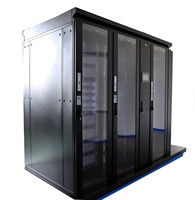 Centre de données modulaire évolutif avec rack de serveur intégré, PDU et système de refroidissement tout-en-un, pré-mis en service en usine
