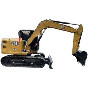 Nueva llegada: Excavadora retroexcavadora de orugas usada, modelos CATT 307E2 308E2, pocas horas, motor original, buen precio, bomba de engranajes, PLC 2021 6.9 - Product Image 1