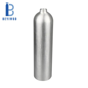 Bombola per bombola di <span class=keywords><strong>Gas</strong></span> in alluminio Co2 monouso 110Bar 1L produttore cinese - Product Image 4