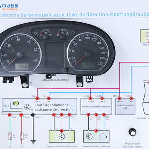 Equipo Didáctico Automotriz: Sistema de Dirección Asistida Eléctrica Hidráulica para Volkswagen Polo, para Entrenamiento en Cursos de Chasis - Product Image 6