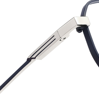Prêt à expédier – Lunettes de vue haut de gamme style pilote en métal, double pont, monture optique faite à la main, durables pour un usage quotidien