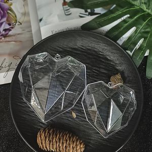 Caja de Regalo Hueca Transparente para Bodas y Navidad, Esfera de Plástico Transparente para Dulces, Bola Redonda de Acrílico, Venta al por Mayor - Product Image 2