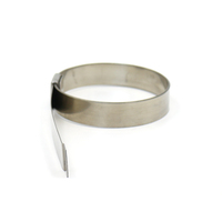 Collier de serrage réglable en acier inoxydable pour raccordement de tuyaux industriels