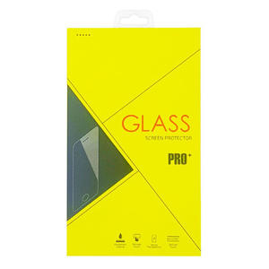 Simple de vidrio templado Protector de pantalla del teléfono de embalaje cajas de regalo con gancho de plástico - Product Image 3