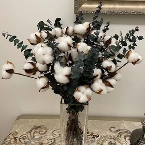 Feuilles d'<span class=keywords><strong>eucalyptus</strong></span> naturelles préservées, feuilles séchées, toucher réel, pour la décoration de bouquets de mariage et de fête DIY - Product Image 4