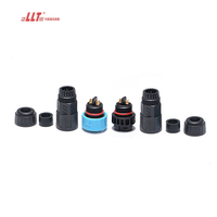 Conector Impermeable para Iluminación LED Exterior, Cable Eléctrico de 2 Pines LLT M19 IP68