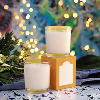 Kit de fabrication de bougies en cire de soja écologique avec pot en verre – Fournitures de décoration moderne pour la maison, idéal pour les fêtes, Thanksgiving, Noël, mariage, Nouvel An