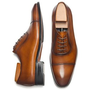 Chaussures Oxford Homme Printemps-Été à 3 œillets, style coréen, tendance, pour le travail et les trajets quotidiens, confortables, semelle en cuir - Product Image 3