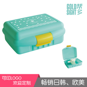 Plastic Flip Top <b>Lunch</b> <b>Box</b> Single Layer Rectangular <b>Microwaveable</b> Student Bento <b>Box</b> For Children - Product Image 5