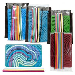 ของเล่นซิลิโคนพลาสติกและโฟมเสริมพัฒนาการ พร้อมกระเป๋าพกพา ช่วยลดความวิตกกังวล บรรเทาความเครียด สำหรับเด็ก - Product Image 6