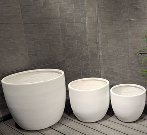 Grande vaso per la decorazione del giardino per la casa <span class=keywords><strong>vasi</strong></span> per piante da esterno grande vaso di fiori in <span class=keywords><strong>cemento</strong></span> - Product Image 4