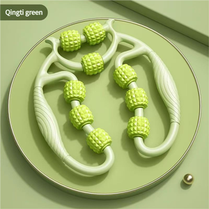 Sansd peralatan kebugaran Yoga, alat kebugaran Yoga kualitas tinggi, sembilan roda, pemijat kaki, rol otot, tongkat pijat leher, rol bola - Product Image 6