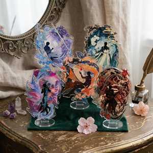 OEM ODM Anime Love and Deepspace – <span class=keywords><strong>D</strong></span>écoration artistique en acrylique, 5 designs uniques, figurine <span class=keywords><strong>d</strong></span>écorative transparente en acrylique - Product Image 3