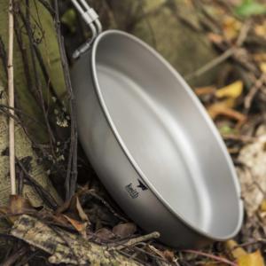 Di lusso leggero puro titanio pentole Set per il campeggio all'aperto per la pentola di zuppa e padella all'ingrosso per i viaggiatori - Product Image 3