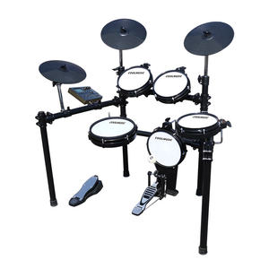 Batería Electrónica COOLMUSIC DD8 de 5 Piezas, Tambor de 12 Pulgadas, Totalmente de Malla, Construcción de Acero Inoxidable, Conectividad MIDI USB - Product Image 3